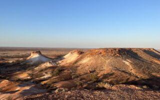 Breakaways kansallispuisto Coober Pedyn lähellä Etelä-Australiassa
