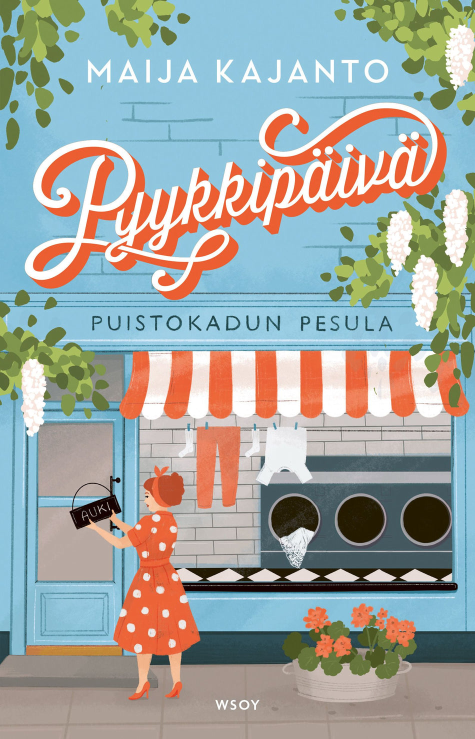 Maija Kajannon Pyykkipäivä -kirjan kansi