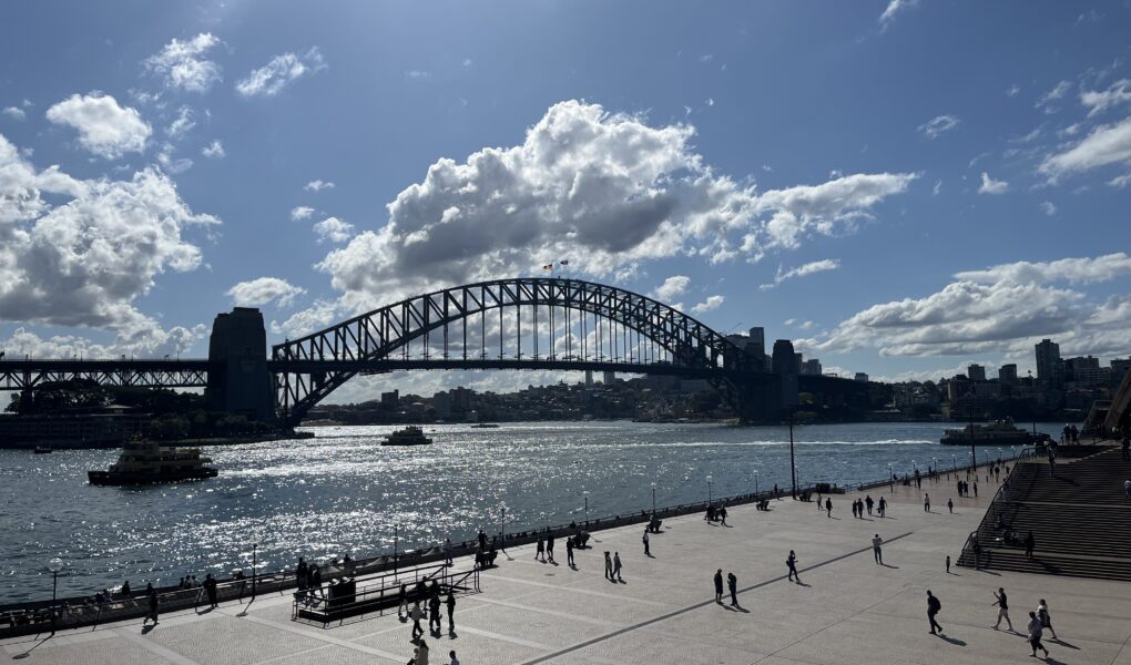 Sydneyn satamasilta Australiassa