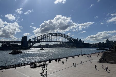 Sydneyn satamasilta Australiassa